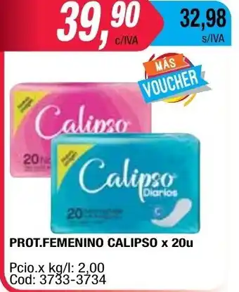 Maxiconsumo Calipso Prot. Femenino x 20u oferta