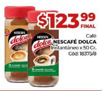 Diarco Nescafé Dolca Café Instantáneo x 50gr oferta