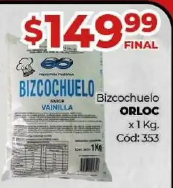 Diarco Orloc Bizcochuelo x 1 kg oferta