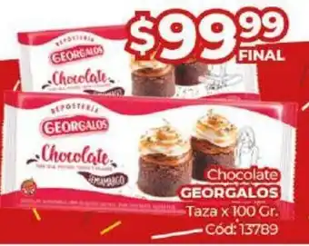 Diarco Georgalos Chocolate Taza x 100gr oferta