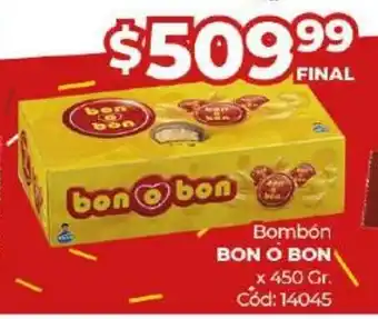 Diarco Bon o Bon Bombón x 450gr oferta