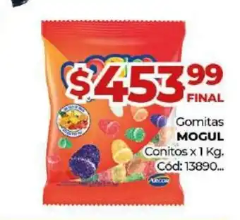 Diarco Mogul Gomitas Conitos x 1kg oferta