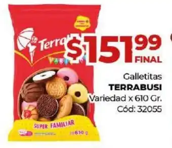 Diarco Terrabusi Galletitas Variedad x 610gr oferta