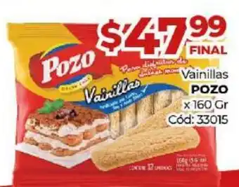 Diarco Pozo Vainillas x 160gr oferta