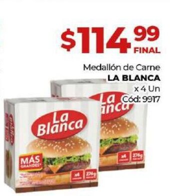 Diarco La Blanca Medallón de Carne x 4 Un oferta