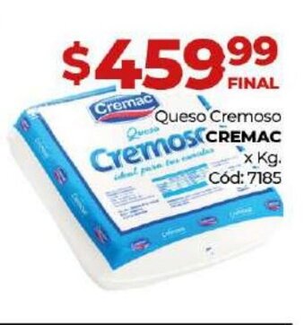 Diarco Cremac Queso Cremoso x kg oferta