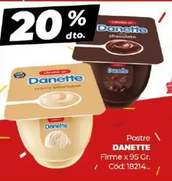 Diarco Danette Postre Firme x 95 gr oferta