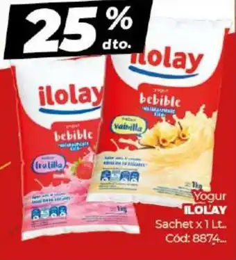 Diarco Ilolay Yogur Sachet x 1 Lt oferta