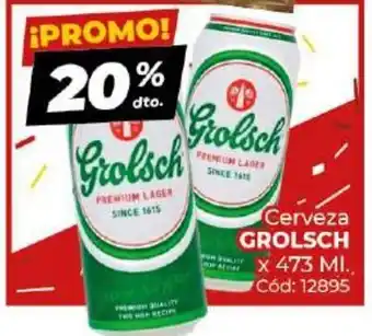 Diarco Grolsch Cerveza x 473ml oferta