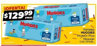 Diarco Huggies Pañales Protect Plus Regular oferta