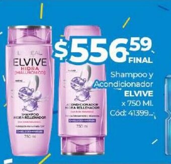 Diarco Elvive Shampoo y Acondicionador x 750ml oferta