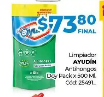 Diarco Ayudín Limpiador Antihongos Doy Pack x 500ml oferta