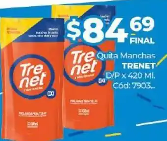 Diarco Trenet Quita Manchas D/P x 420ml oferta