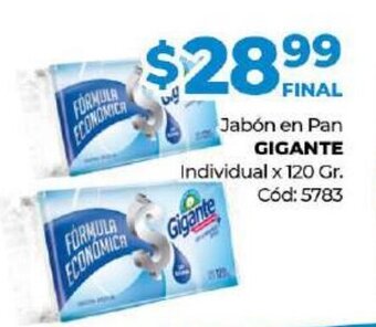 Diarco Gigante Jabón en pan individual x 120gr oferta