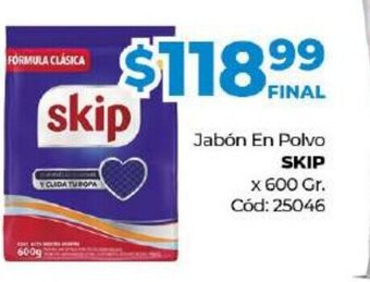 Diarco Skip Jabón En Polvo x 600gr oferta