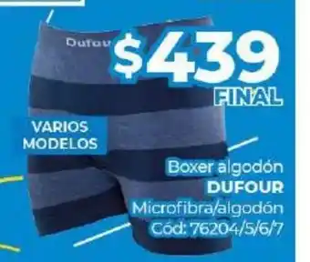 Diarco Dufour Boxer algodon Microfibra/algodon oferta