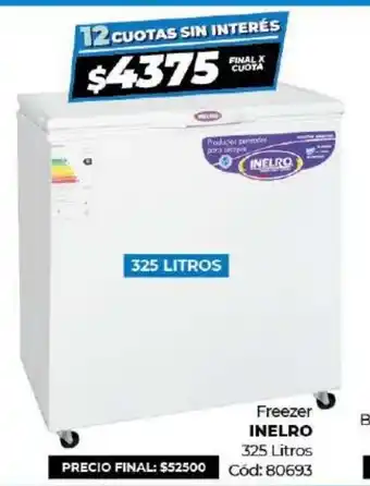 Inelro Freezer 325Litros