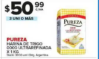 Carrefour Maxi Pureza Harina De Trigo 0000 Ultrarefinada x 1kg oferta