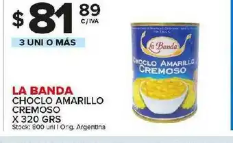 Carrefour Maxi La Banda Choclo Amarillo Cremoso 320grs oferta