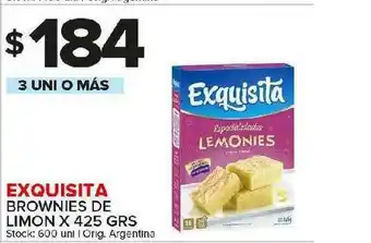 Carrefour Maxi Exquisita Brownies De Limon x 425grs oferta