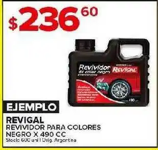 Carrefour Maxi Ejemplo Revigal Revividor Para Colores Negro x 490cc oferta