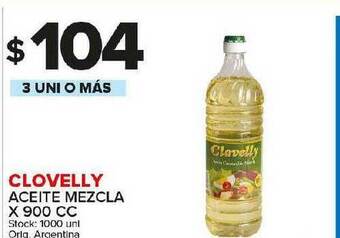 Carrefour Maxi Clovelly Aceite Mezcla x 900cc oferta