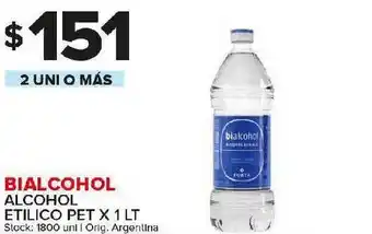 Carrefour Maxi Bialcohol Alcohol Etilico Pet x 1lt oferta