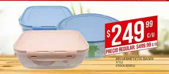 Supermercados DIA Mix Hermeticos Bager oferta
