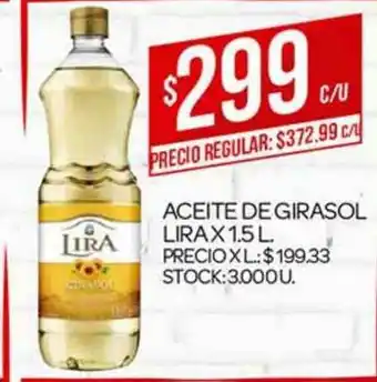 Supermercados DIA Aceite De Girasol Lira x 1.5L oferta