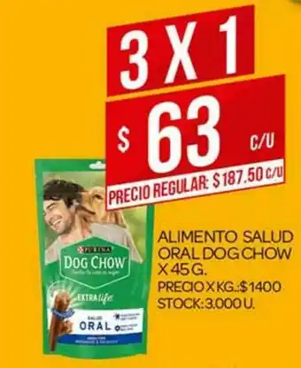 Supermercados DIA Alimento Salud Oral Dog Chow x 45g oferta