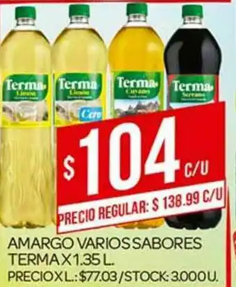 Supermercados DIA Amargo Varios Sabores Terma x 1.35l oferta