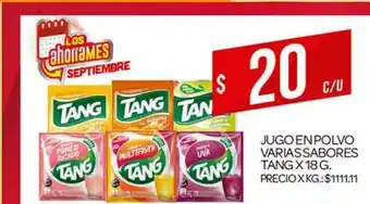 Supermercados DIA Jugo En Polvo Varias Sabores Tang x 18 g oferta