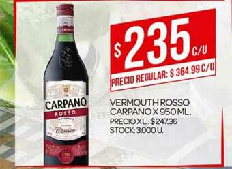 Supermercados DIA Vermouth Rosso Carpano x 950ml oferta