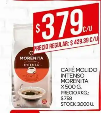 Supermercados DIA Café Molido Intenso Morenita x 500g oferta
