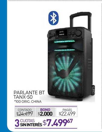 La Anonima Parlante Bt Tanx-50 oferta
