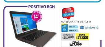 La Anonima Notebook 14 oferta