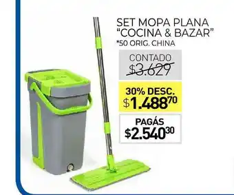 La Anonima Set Mopa Plana oferta