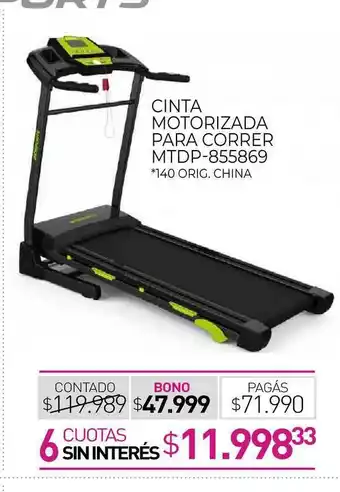 La Anonima Cinta Motorizada Para Correr Mtdp-855869 oferta