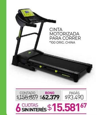 La Anonima Cinta Motorizada Para Correr oferta