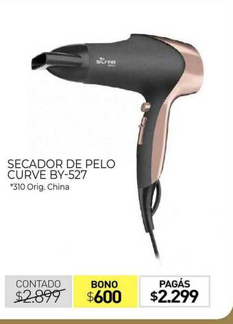 La Anonima Secador De Pelo Curve By-527 oferta