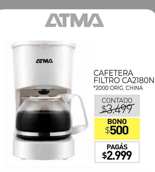 Cafetera Filtro Ca2180n Atma oferta en La Anonima