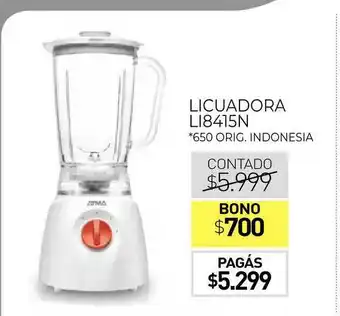La Anonima Licuadora Li8415n 650 Orig. Indonesia oferta