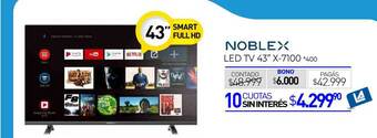 La Anonima Noblex Led Tv 43 oferta
