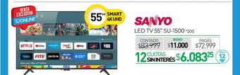La Anonima Sanyo Led Tv 55 oferta