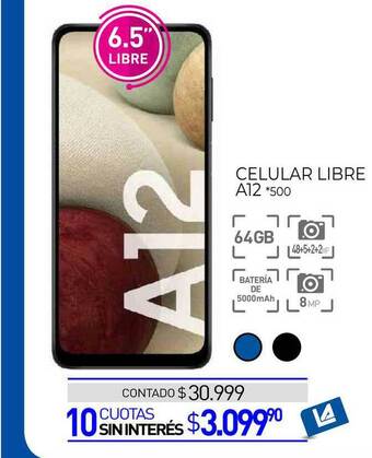 La Anonima Celular Libre A12 oferta