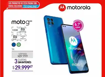 La Anonima Moto G100 Motorola oferta