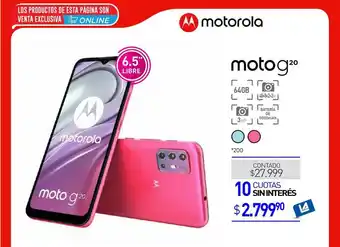 La Anonima Motorola Moto G20 oferta
