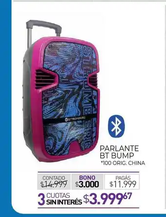 La Anonima Parlante Bt Bump oferta