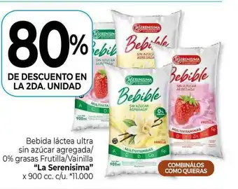 La Anonima Bebida Láctea Ultra Sin Azúcar Agregada x 900cc oferta