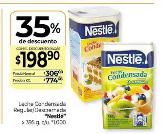 La Anonima Leche Condensada Regular Descremada Nestlé x 395g oferta